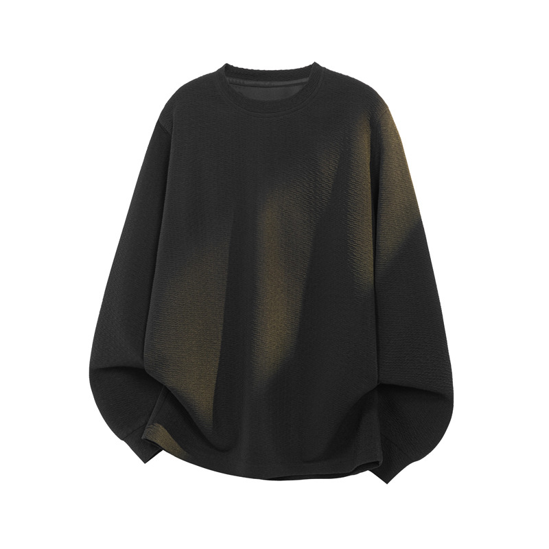 Jacquard-Sweatshirt für Herren, neuer Rundhalsausschnitt im Frühlingsstil, amerikanisches Retro-Top, trendige Marke, stylisch und cool_voghion.com