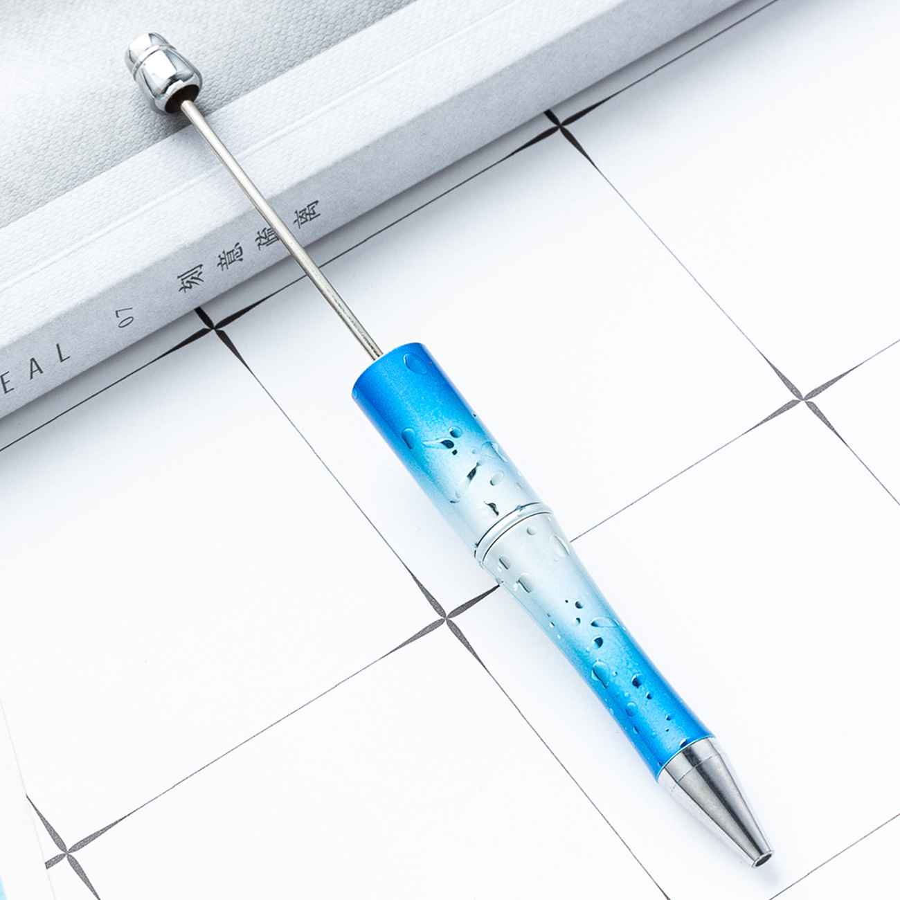 Diy Star Bead Pen creativo galvanizado UV Bead Pen estrella sequin gradiente Bead Pen al por mayor