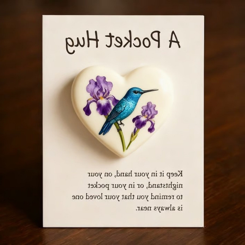 Colgante transfronterizo nuevo colibríes amor animal acrílico regalos de regalo de día de la enfermera regalos de día de San Valentín regalos 2D
