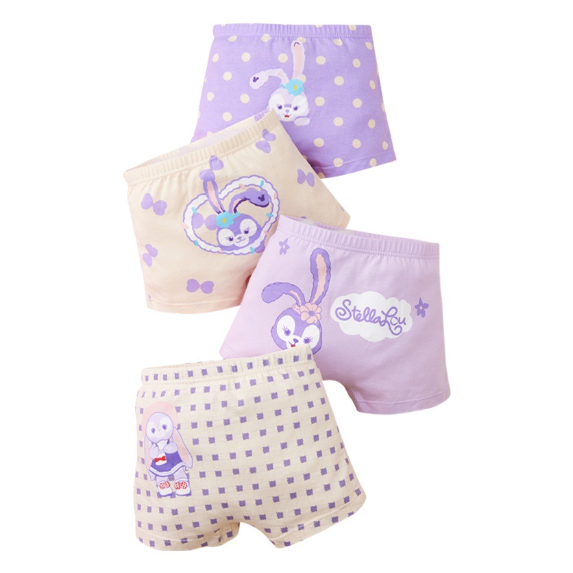 Bread Rabbit Clase A Ropa interior de algodón para niñas Estilo de primavera y verano Bóxer para bebés Ropa interior para niños y niñas Envío gratis