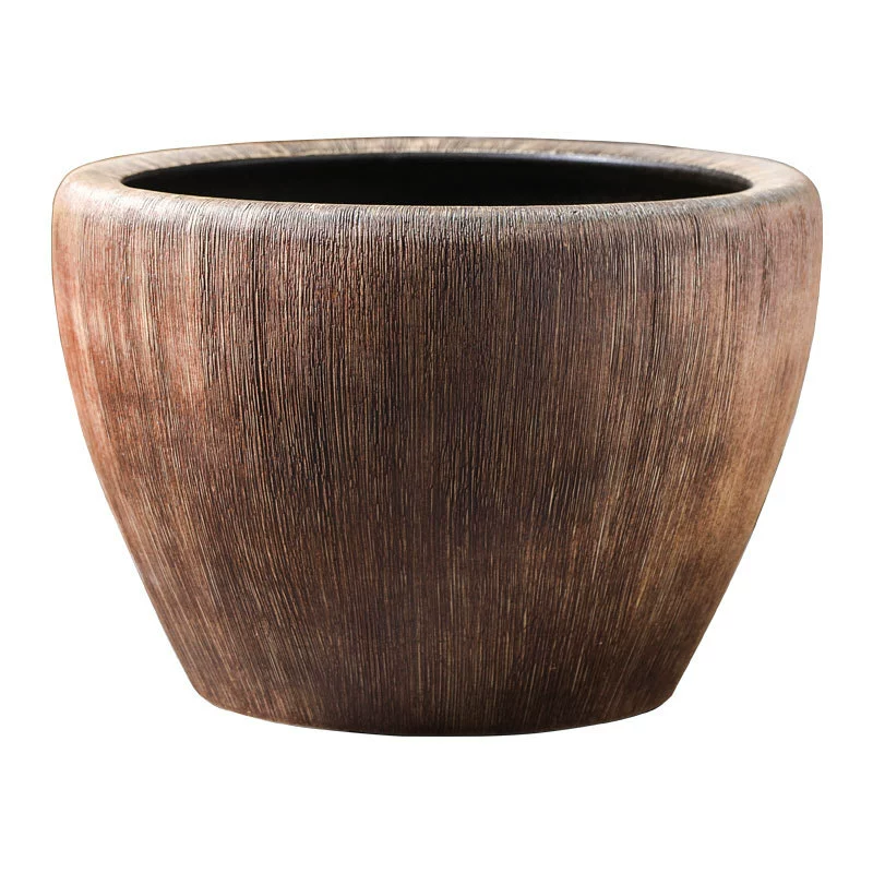 Древний метод рыбной культуры аквариум ретро двор большой глиняная посуда старая земля открытый Лотос бассейн с водяными лилиями большой резервуар