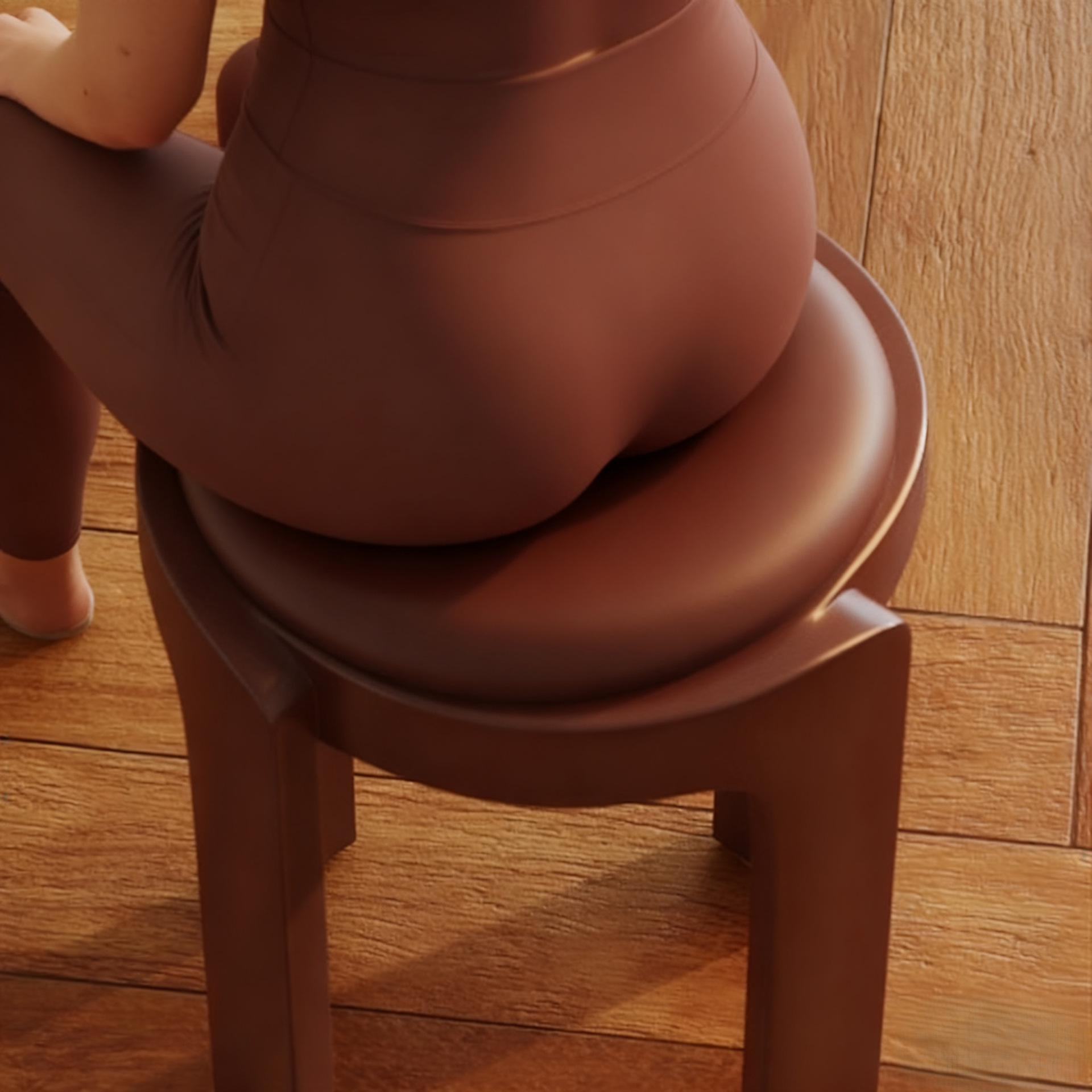 Taburete de plástico blando para uso doméstico, grueso, fuerte y duradero, taburete redondo apilable, silla de respaldo de mesa de comedor ligera y lujosa