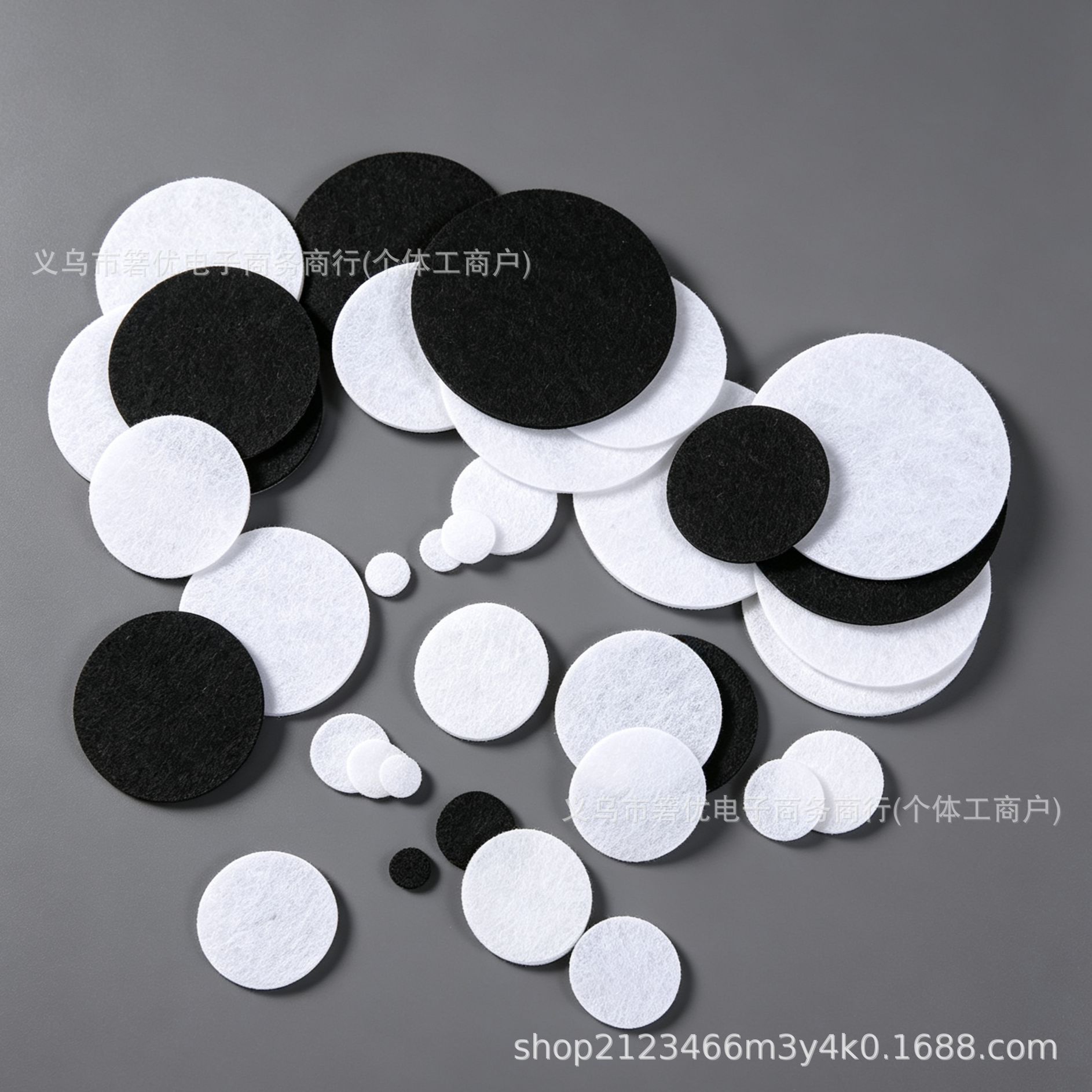 Hair accessory non-woven cloth with accessories