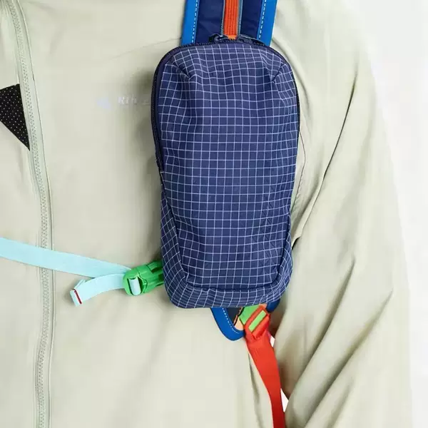 Outdoor Hiking Shoulder Strap Hanging Bag, Mobile Phone Bag, Ultra-High Molecular Weight High-Strength Nylon Material, Wear-Resistant and Tear-Resistant Backpack Auxiliary Bag