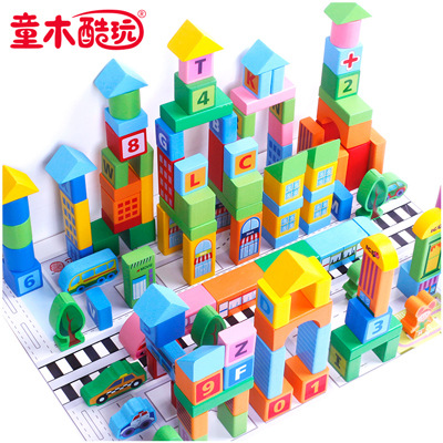 100 piezas de bloques de construcción para bebés y niños