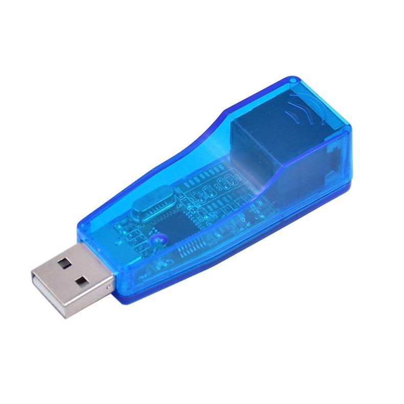 External network card blue USB conversation network cable interface wired network card converter RJ45 laptop tablet computer connection