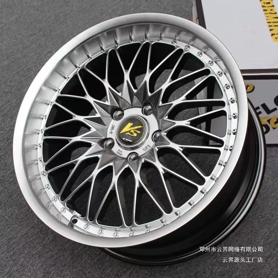 Cloud Realm 18/19/ 20inch Suitable for Dual-Spinning Super Large Polished Edge Car Modification Wheels, Pneumatic Low-Profile Design
