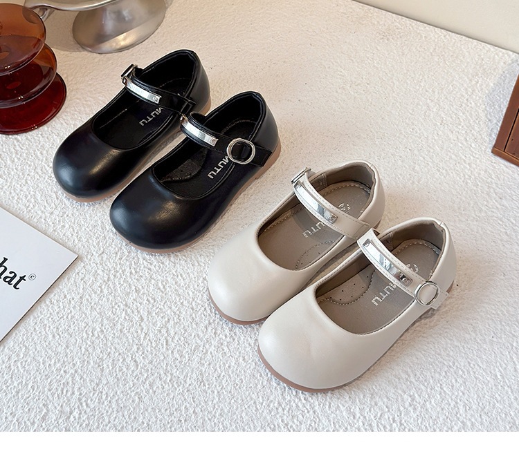 Mädchen Ballerinas Aus Weichem Lederimitat Mit Schleife_voghion.com