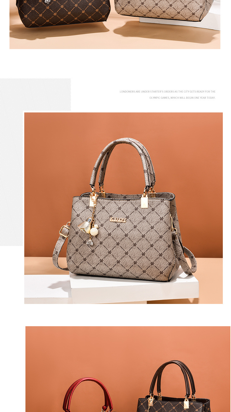2023 New Hot Selling Crossbody Bag Large Capacity Fashion Women's Versatile Handbag Middle Aged Mom Bag Bucket Bag_voghion.com