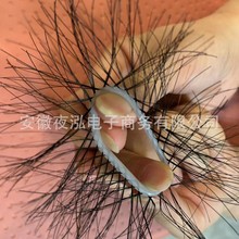 代发马尾毛圈羊眼睛圈套男士马尾硅胶精锁环套圈天然弹力情趣批发