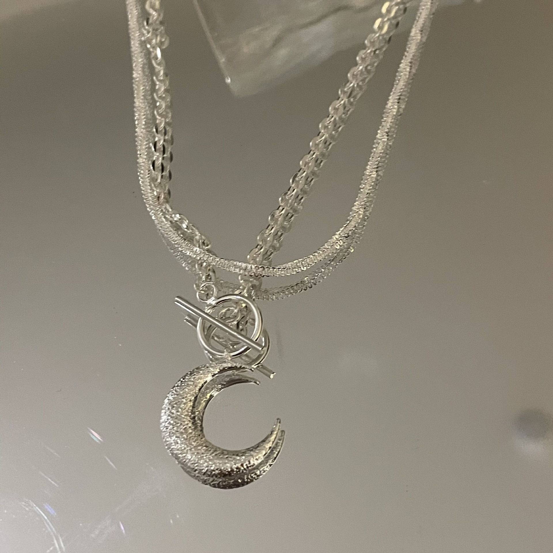 Nihaojewelry Rétro Lune Ot Boucle Pendentif Collier Bijoux En Gros display picture 10