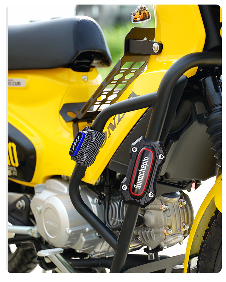 General-purpose motorcycle bumper anti-fall rubber bumper anti-fall block electric car buffer protective rubber decorative block accessories
