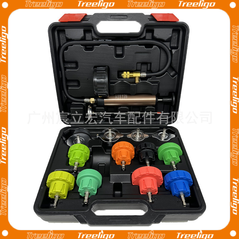 Herramienta de medición de fugas de presión del tanque de agua del automóvil, anticongelante, llenado de reemplazo, manómetro de refrigerante de vacío