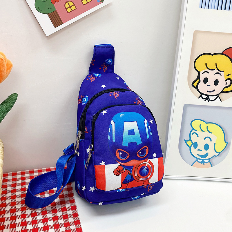 New children's chest bags with trendy and cool prints, single-shoulder bags, perfect for boys' casual outings, and wholesale crossbody bags undefined