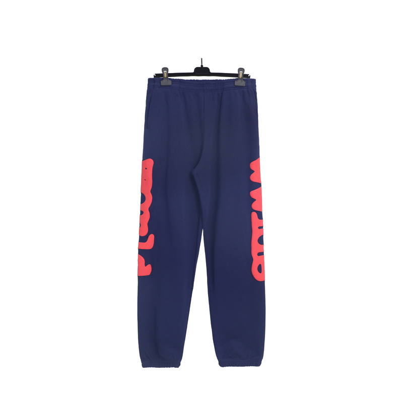Sp1derヒップホップ歌手Young Thugと同じスタイルのフォームレター555555カップル用パーカーPinkスウェットシャツ|undefined