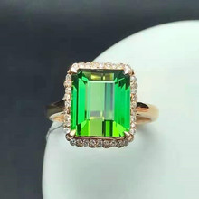 �r�к��s�OӋ�вʌ��Ʒ���l 18k���Ϸ��ʯ5.53ct��Ȼ�G�̭t��ָ