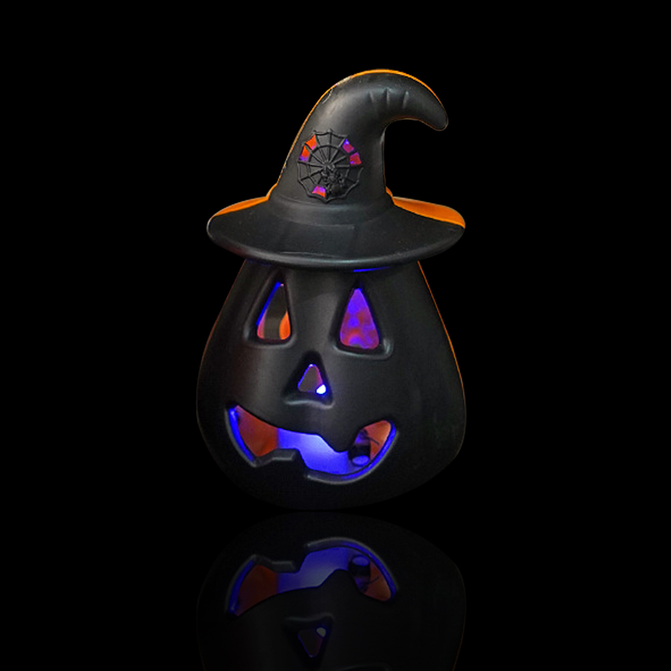 Decoración de Halloween lámpara de calabaza LED luminosa decoración lámpara de calabaza barra sala secreta props de decoración de Halloween al por mayor