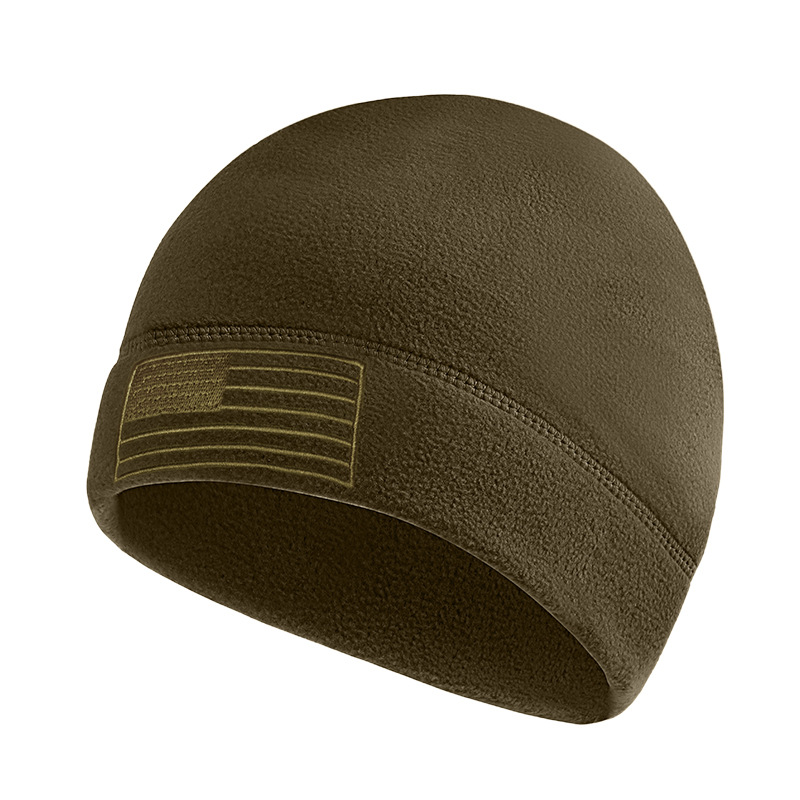 Fleece sombrero bandera americana invierno a prueba de viento caliente máscara esquí al aire libre Riding collar sombrerería estrella rayas orejeras