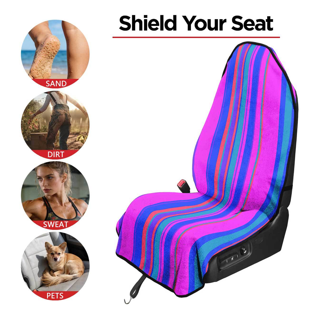 Car seat towel cover, front seat protector, suitable for gym and exercise, universal for all seasons, car use 169