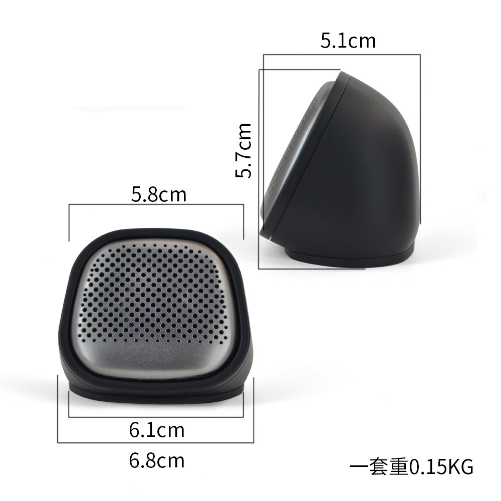 Dashboard 2.5inch Tweeter Base Tweeter Shell Bracket Stainless Steel Brushed Mesh Cover Car Audio Modification