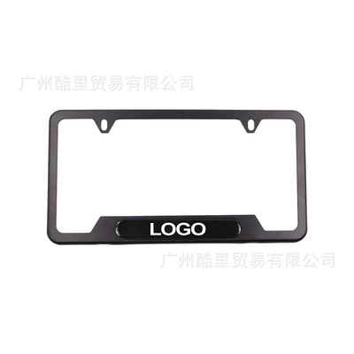 Hot-Selling American Standard License Plate Frame, Thickened License plate holder/license plate holder - black