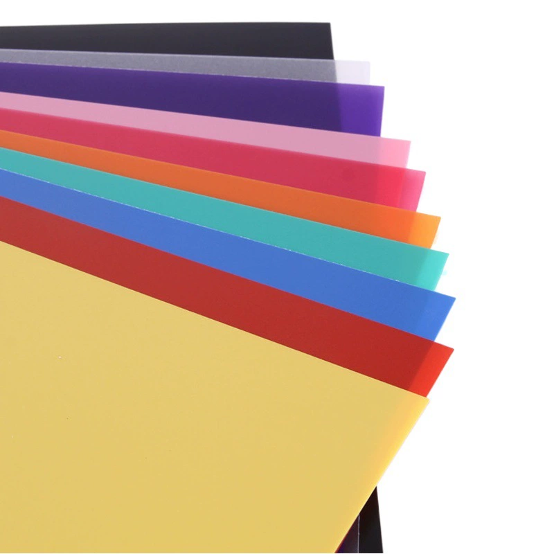 Цветной пластиковый лист ПВХ А4 цветная пленка прозрачный лист ПВХ ПП Матовый Прозрачный жесткий лист оптом