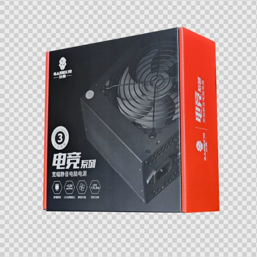 Блок питания WanJia CP880 500W с интеллектуальным контролем температуры для настольных ПК