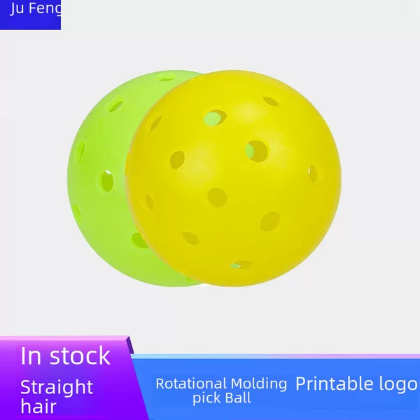 Cross-Border Pickleball Molded Pickleball Balls with 40 Holes, 48 Holes (74mm, 26g) One-Piece Professional Quality