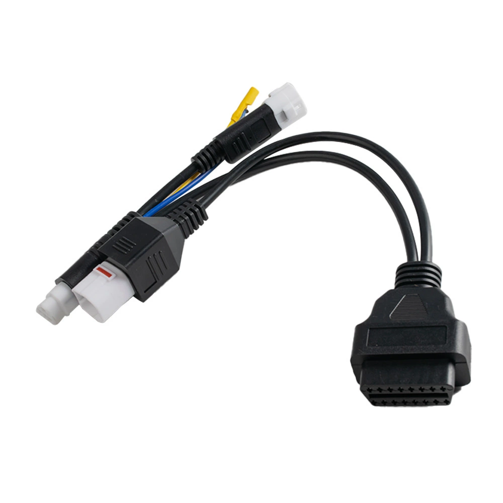 OBD на 3+4pin для мотоцикла Yamaha, адаптерный кабель с пулевидной головкой, подходящий для Yamaha