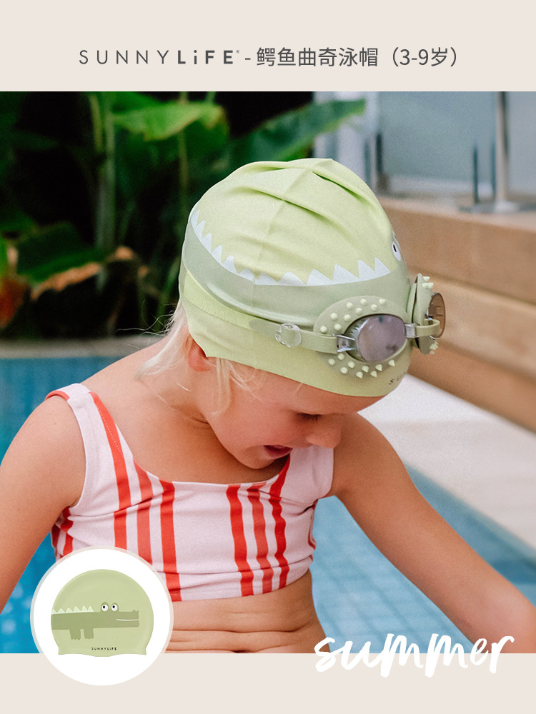 수영모 - 악어 쿠키