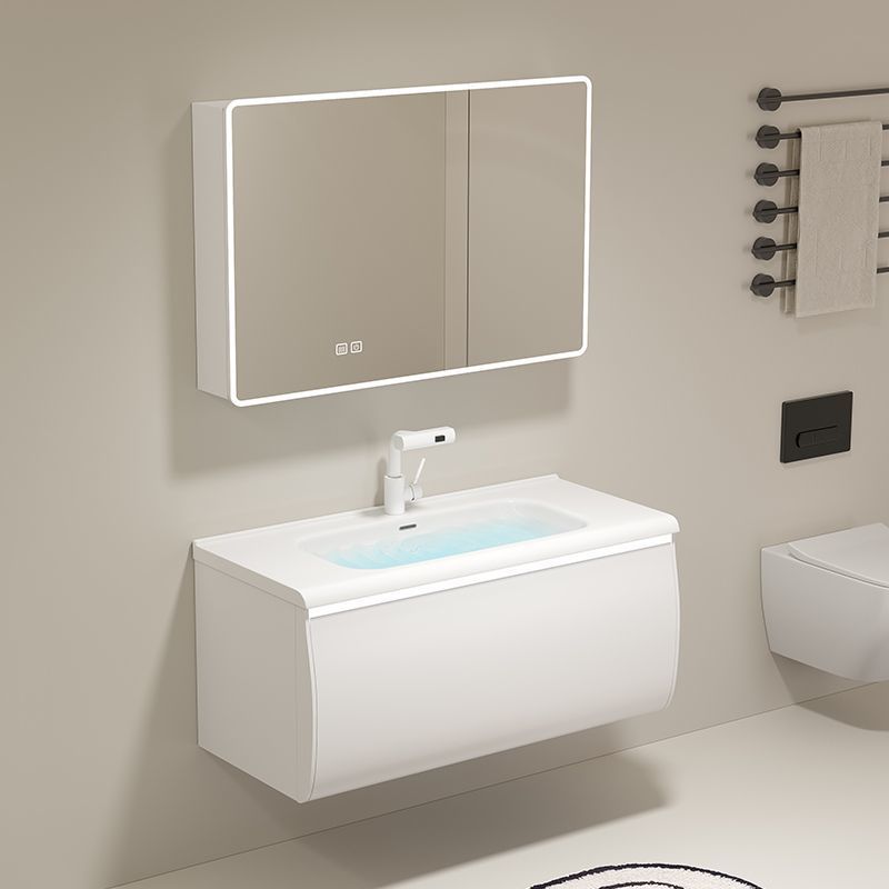 Nuevo gabinete de baño de madera sólida cerámica una bañera gabinete de lavabo de baño doméstico lavabo combinado lavabo