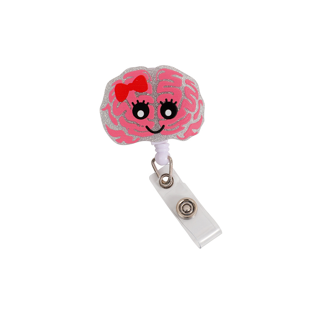 20g Weight Name Tag Buckle Stationery Type 1 Piece Quantity School Occasion Acrylic Material Cartoon Pattern Cute Style 1 Piece Cute Cartoon Arylic Name Tag Buckle 5