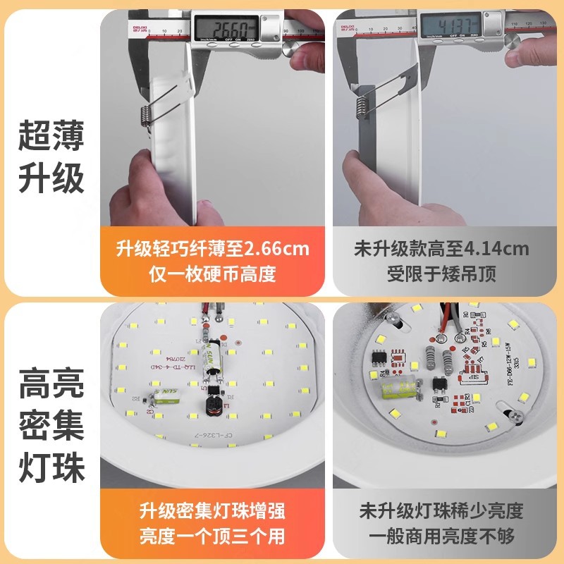 led筒灯开孔4寸5寸3寸6寸9W孔灯12W18w15公分8cm天花灯工程款