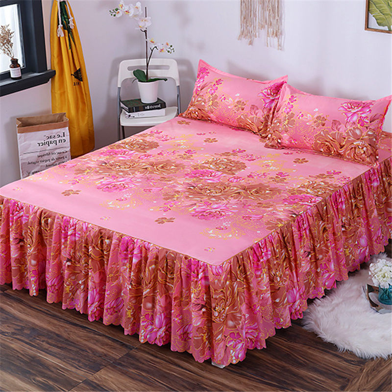 Una sola cubierta de cama de color sólido cubierta de cama de cama coreana sábanas de cama 1 m 1.5 / 2.0 m