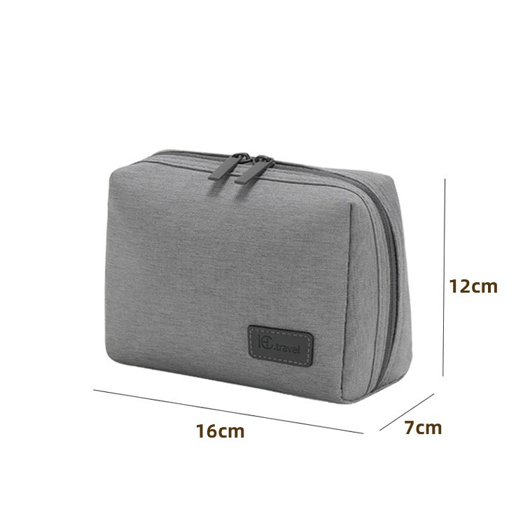 Material de Protección Ambiental renovable bolsa de cosméticos embrague de viaje portátil de gran capacidad bolsa de almacenamiento de cosméticos de viaje transfronterizo