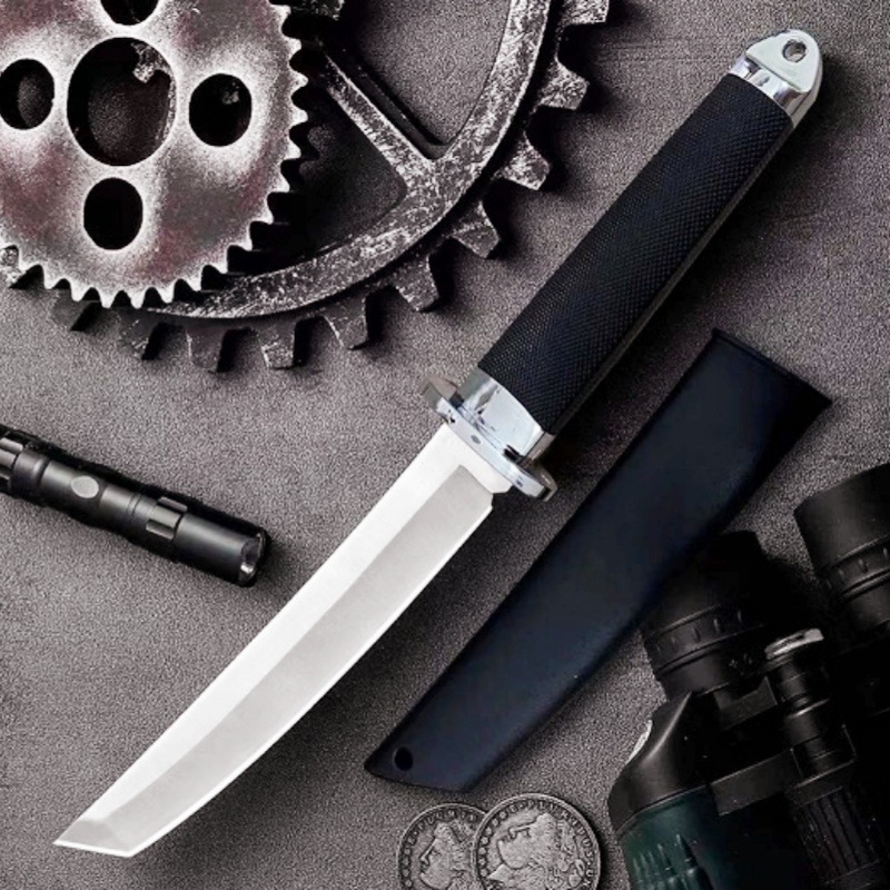 跨境热销户外随身便携小直刀家用多用途不锈钢水果刀户外防身刀具