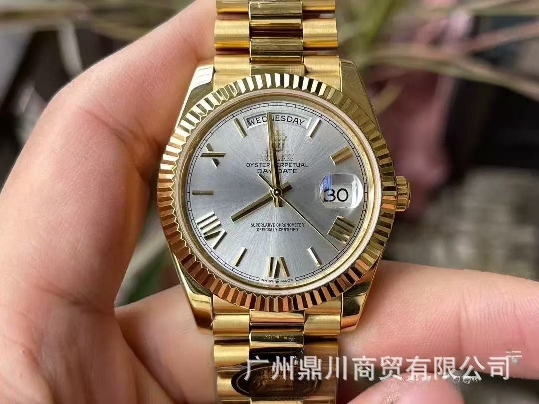 Doble cabeza Aliexpress semana doble calendario diario de escala romana relojes de azúcar negro relojes mecánicos para hombres