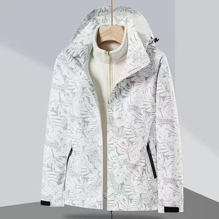 Chaqueta de hombre americano invierno y otoño más vello grueso chaqueta impermeable al aire libre hombre deportes de viento de puerto universal hombre
