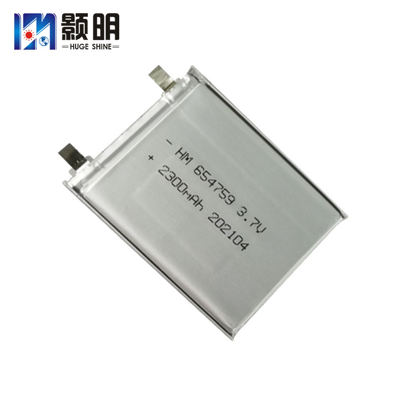 654759 polymer battery 2300mah induction trash can restaurant ordering machine fitness equipment rechargeable battery 654759 polymer battery 2300mah induction trash can restaurant ordering machine fitness equipment rechargeable battery