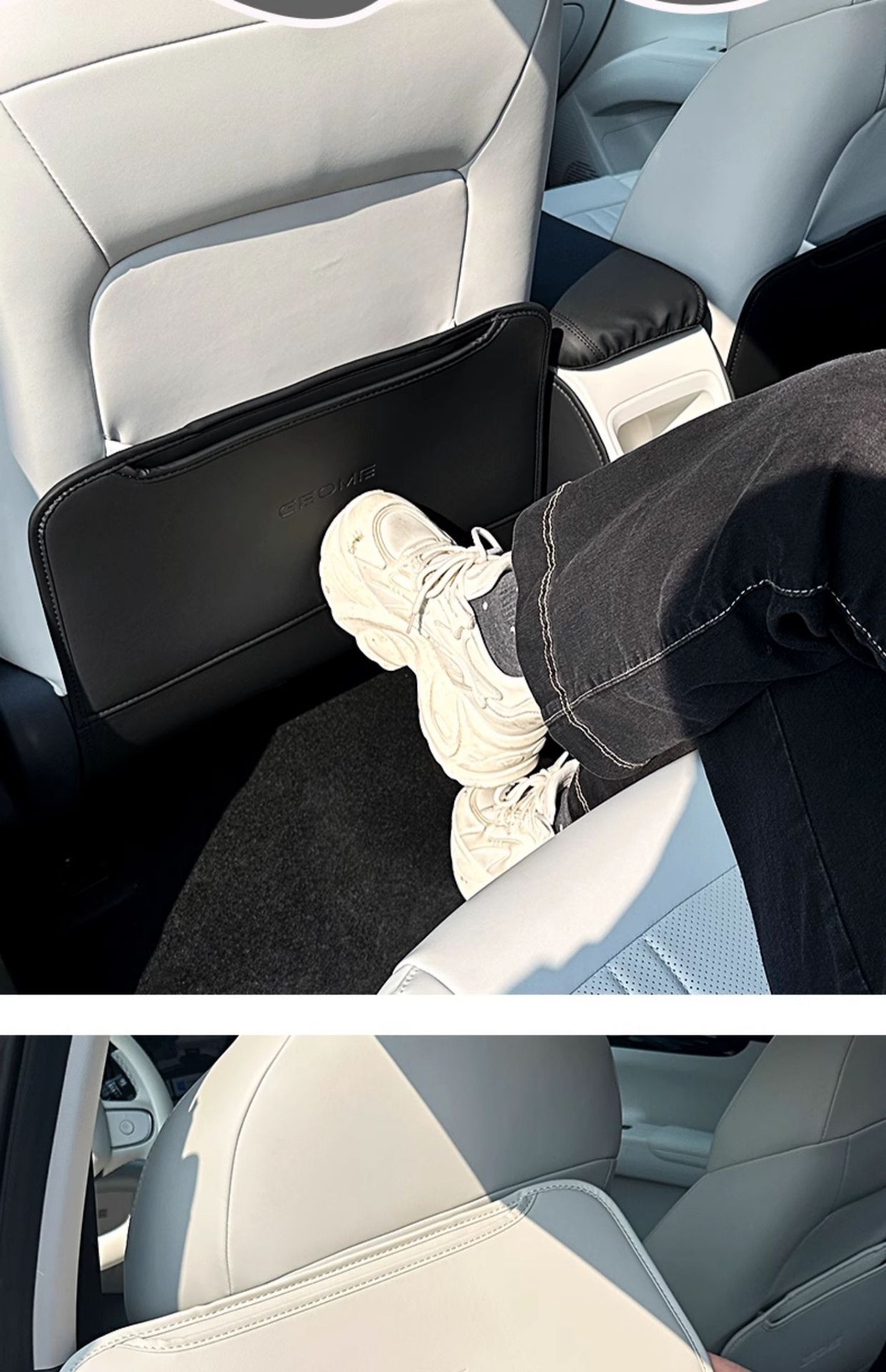 Suitable for Geely Xingyue car interior decoration, rear seat anti-kick pad, center console armrest box protective pad, full set of modification accessories