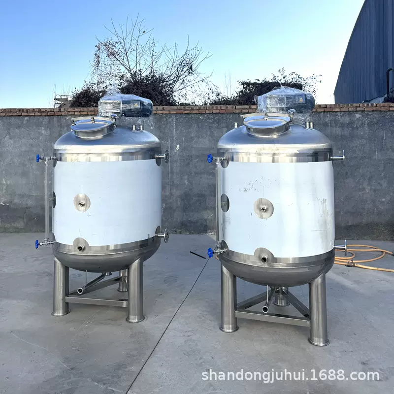 1000升多功能反应釜 饮料蒸汽加热罐 食品级不锈钢搅拌罐