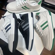 跨境真皮男鞋春季新款小白鞋男士休闲板鞋德训鞋男潮牌高级感百搭