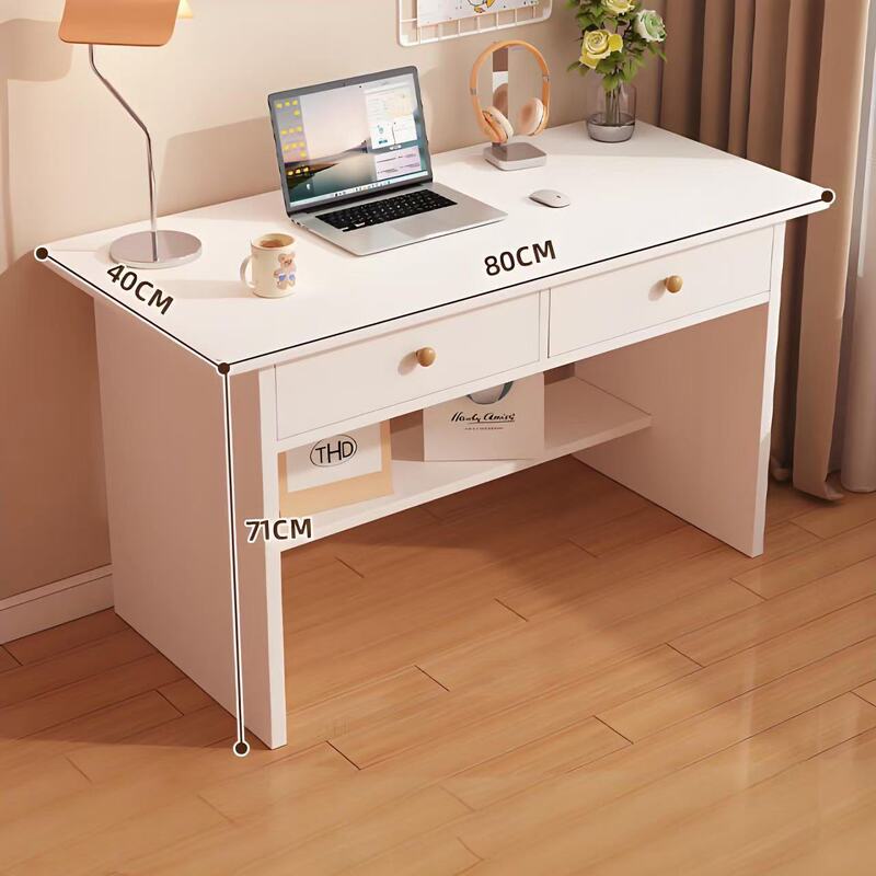 Simple Desk for Students and Home Use, Simple Desk for Rental Apartments, Bedroom Corner Computer Desk, 60cm with Drawer Writing Desk Simple Desk for Students and Home Use, Simple Desk for Rental Apartments, Bedroom Corner Computer Desk, 60cm with Drawer Writing Desk