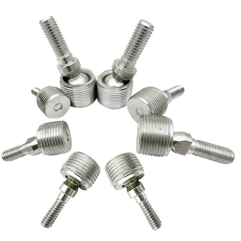 Нержавеющая сталь шаровая головка шаровой конец универсальный шарнирный подшипник автомобильный шатер изогнутый прямоугольный сферической разъем вращения