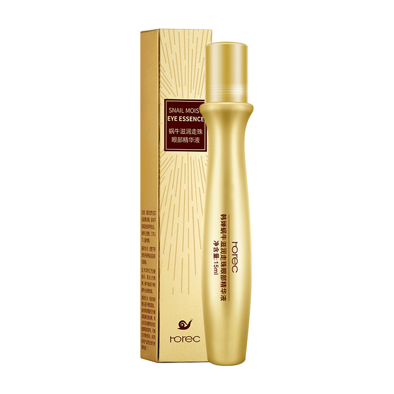 Han Chan Snail Moisturizing Roller Eye Serum Hidratante Hidratante Reduce las ojeras Cuidado de los ojos Crema de ojos al por mayor
