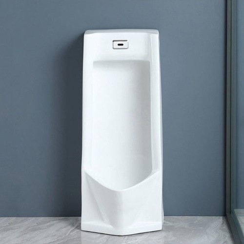 Automatic sensing urinal integrated floor-mounted men's urinal public restroom ceramic adult urinal