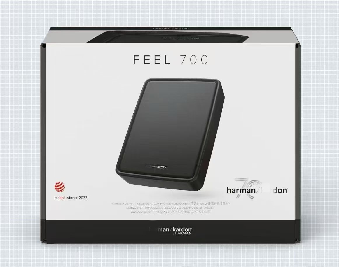 Harman/Kardon car audio heavy bass active subwoofer FEEL 700 ultra-thin seat-mounted speaker