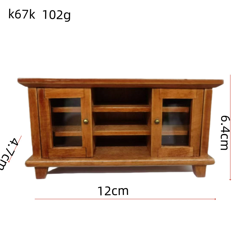 dollhouse  miniatures΢��ʳ��diyģ�ͷ����������ľ�Ƴ���ƹ�