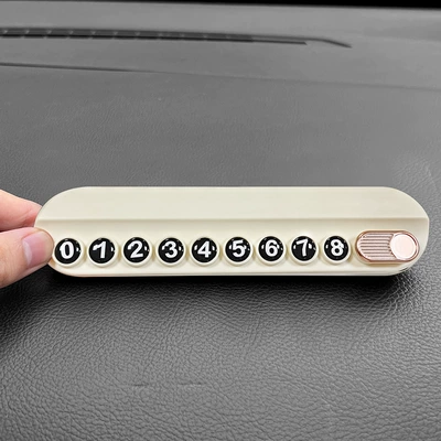ornaments, Nömrəli dayanma kartı - original-aromatherapy-parking-sign-white