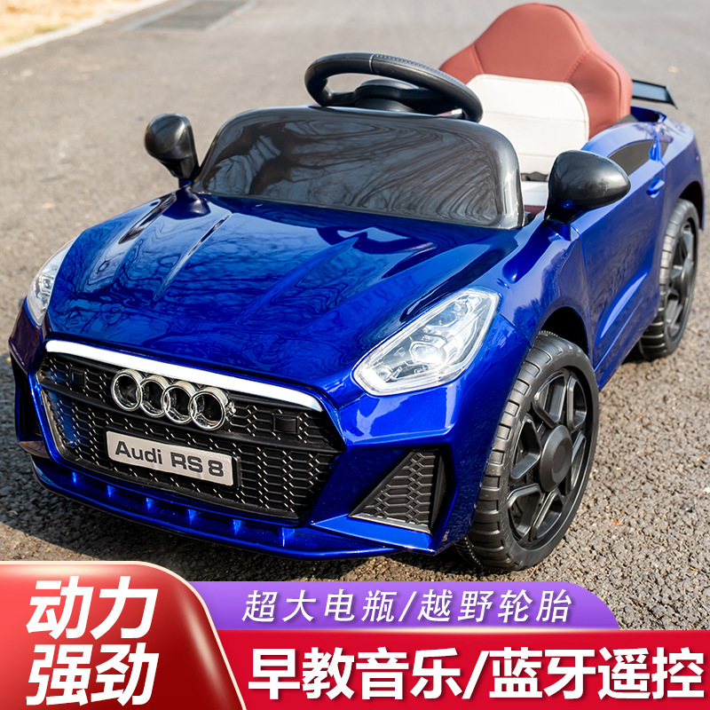 coche eléctrico para niños varones de doble tracción coche de juguete de control remoto para bebés se puede sentar coche de niños de balanceo coche eléctrico de cuatro ruedas